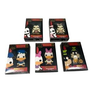Funko Pop! Disney Bundle Set Enamel Pin Mickey Minnie Donald Daisy Goofy 01 - 05